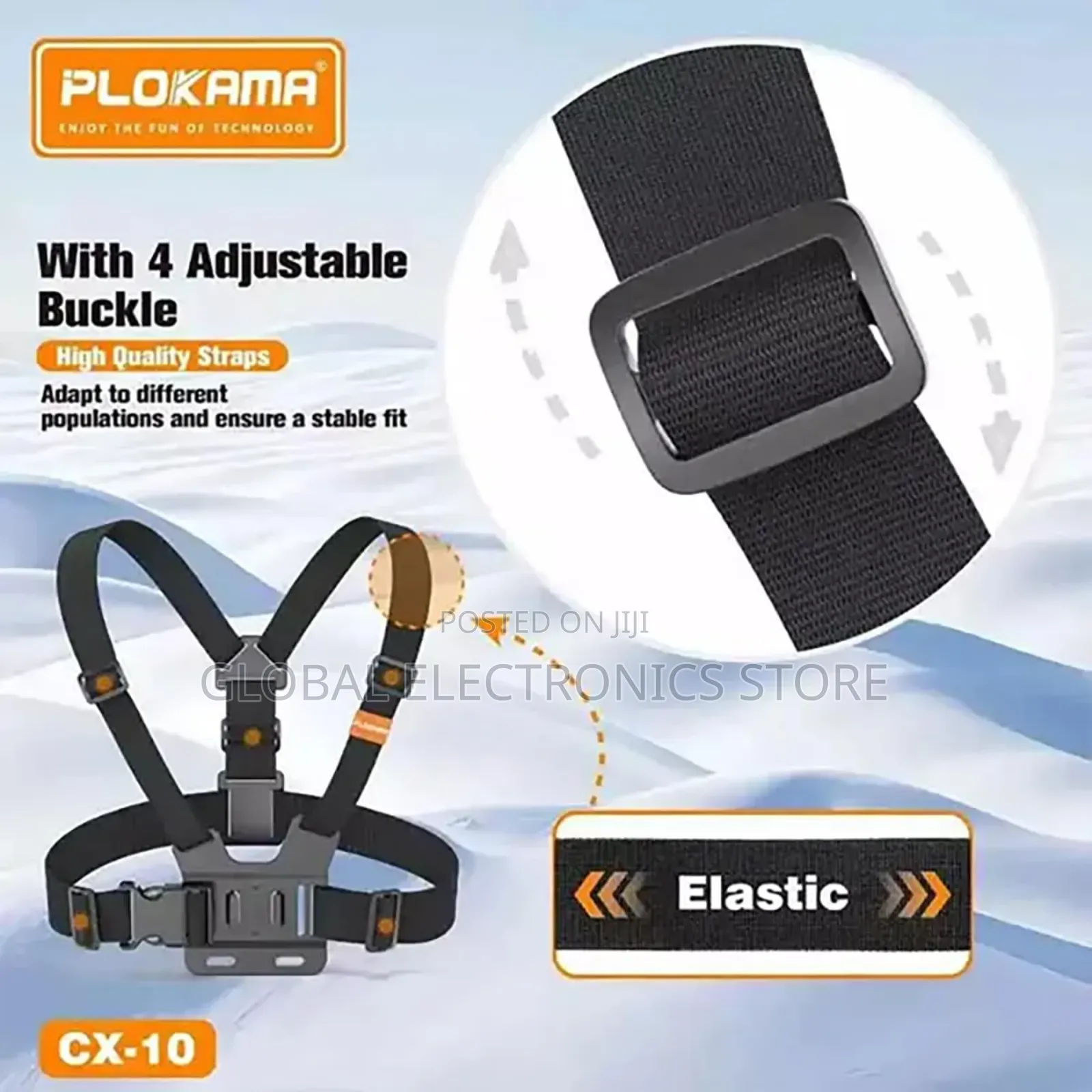 Plokama Cx10 Action Camera Phone Chest Mount