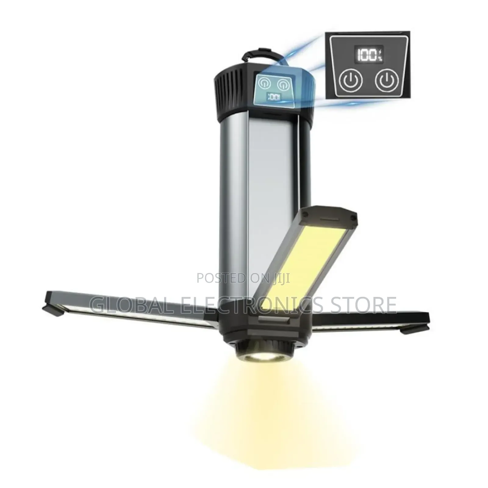 Rechargeable Led Work Light With Stand, Cordless and Camping Light