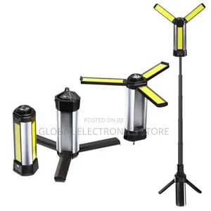 Rechargeable Led Work Light With Stand, Cordless and Camping Light