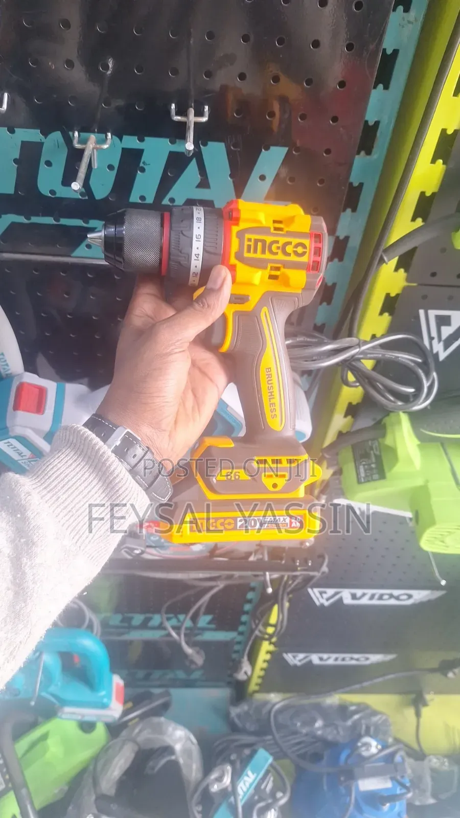 Ingco Rechargble Drill 20v