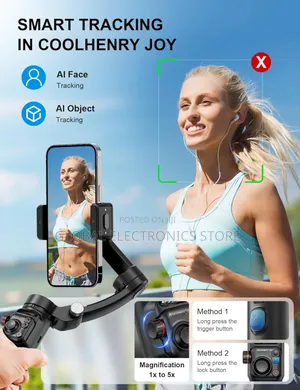 Tokqi M02 3-Axis Handheld Gimbal Stabilizer Cell Phone Selfie Tripod