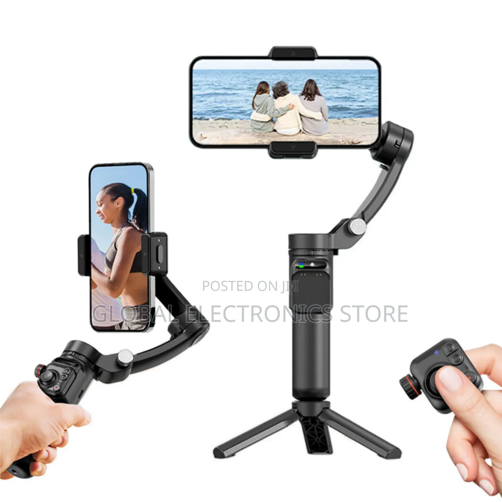 Tokqi M02 3-Axis Handheld Gimbal Stabilizer Cell Phone Selfie Tripod