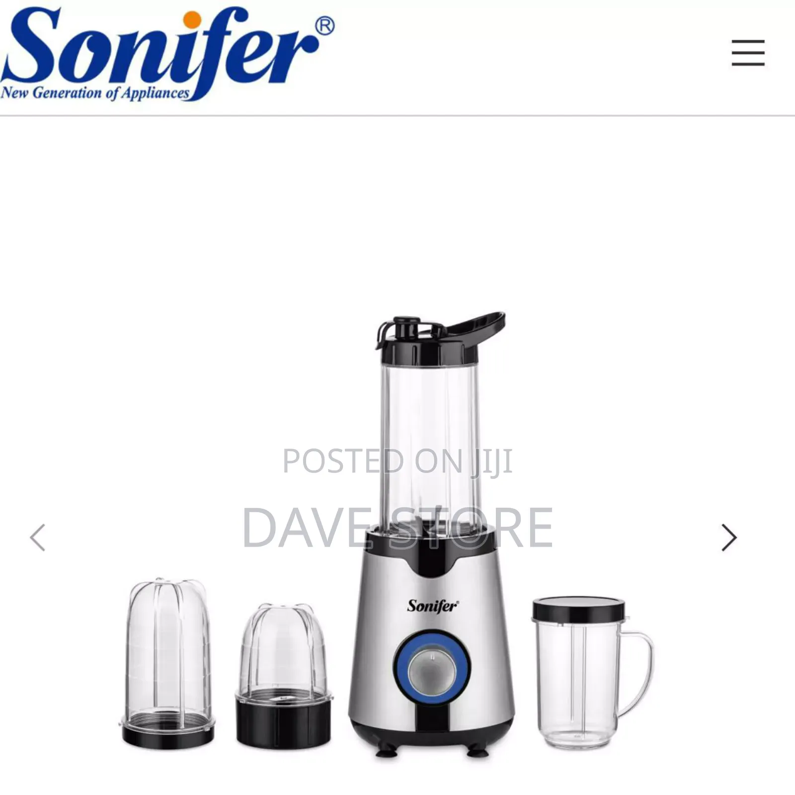 4in 1 Sonifer Multi-Function Food Processor