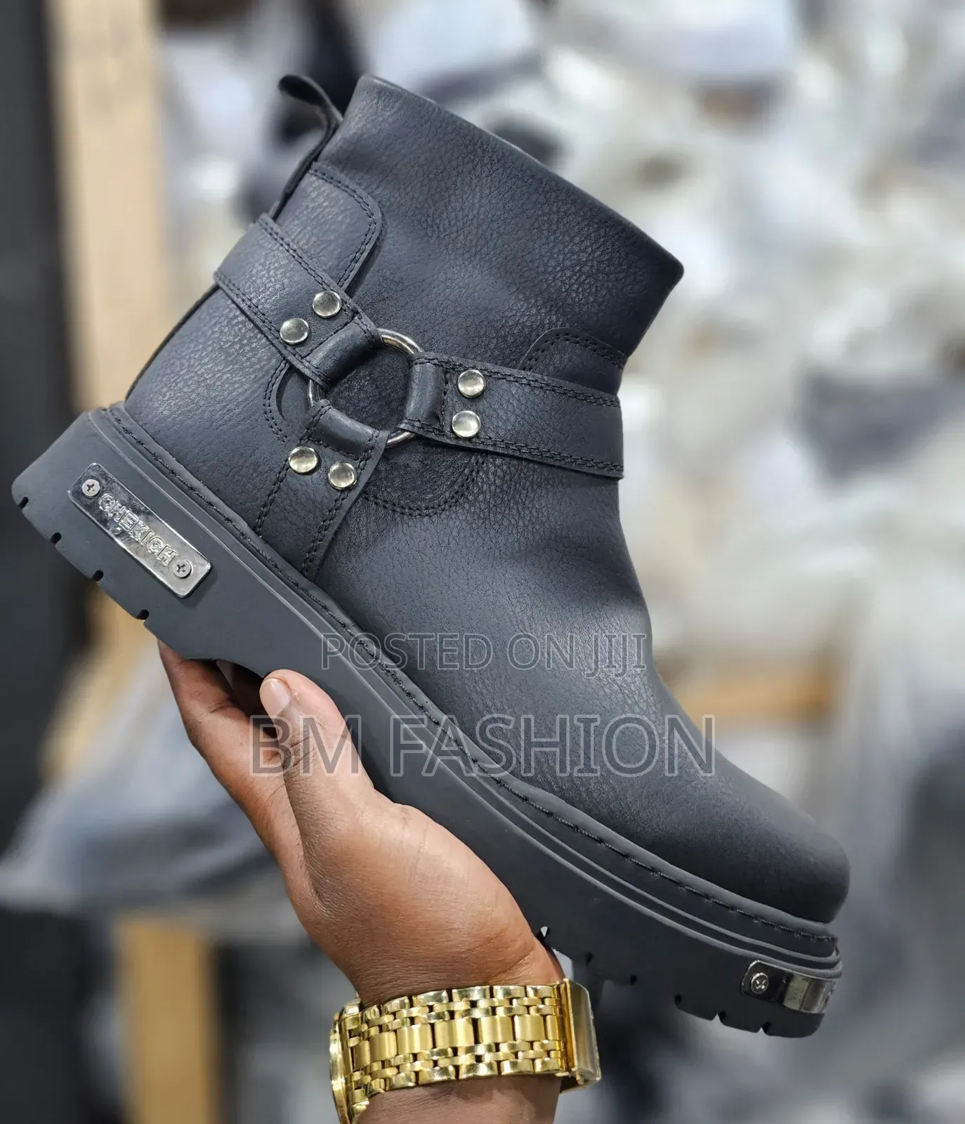 Chekich Leather Boots Made in Turkey (ባሉበት ያለተጨማሪ ክፍያ እንልካለን)