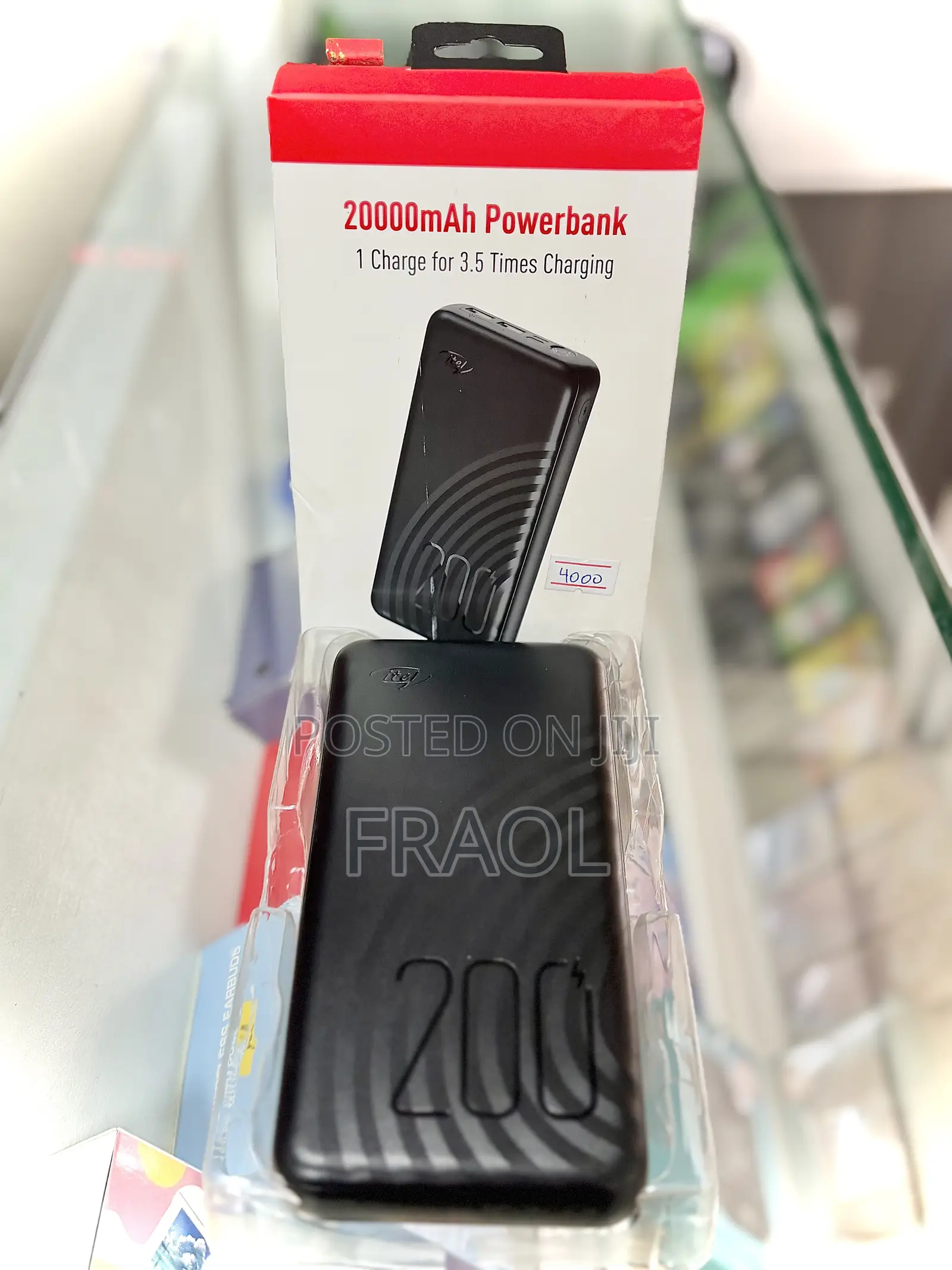 Itel Power Bank With 20,000mah