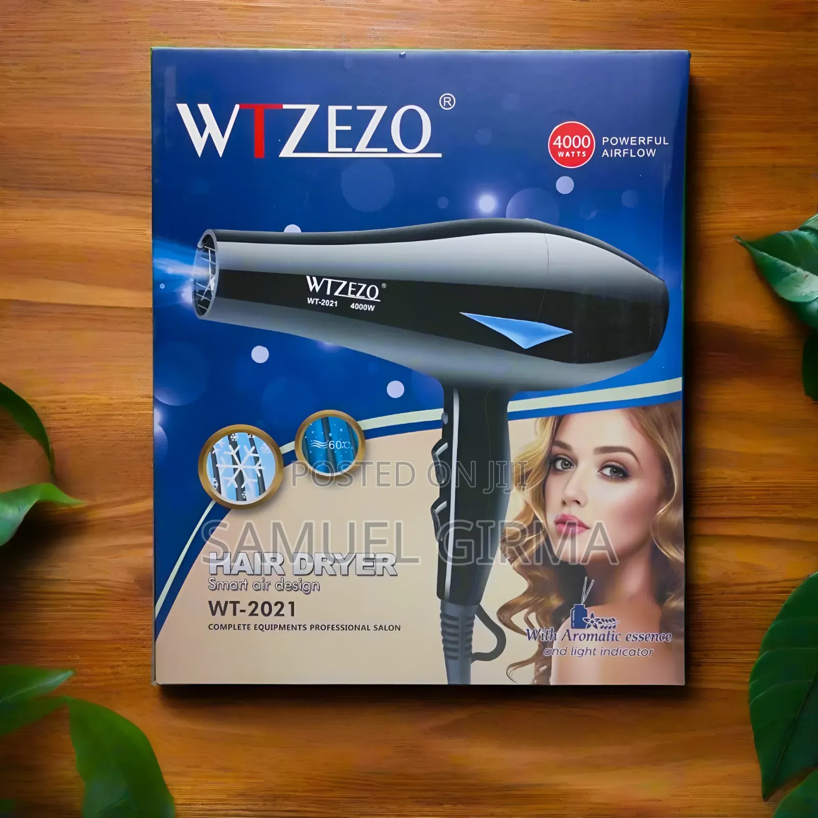 Wtzezo (ሞዴል Wt-2021 Hairdryer)
