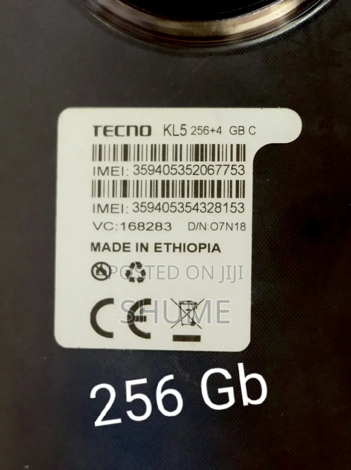 New Tecno Spark 30C 128 GB Black