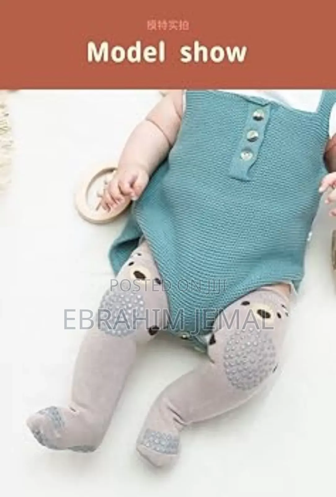 Anti Slip Socks Baby Crawling | Knee Pads