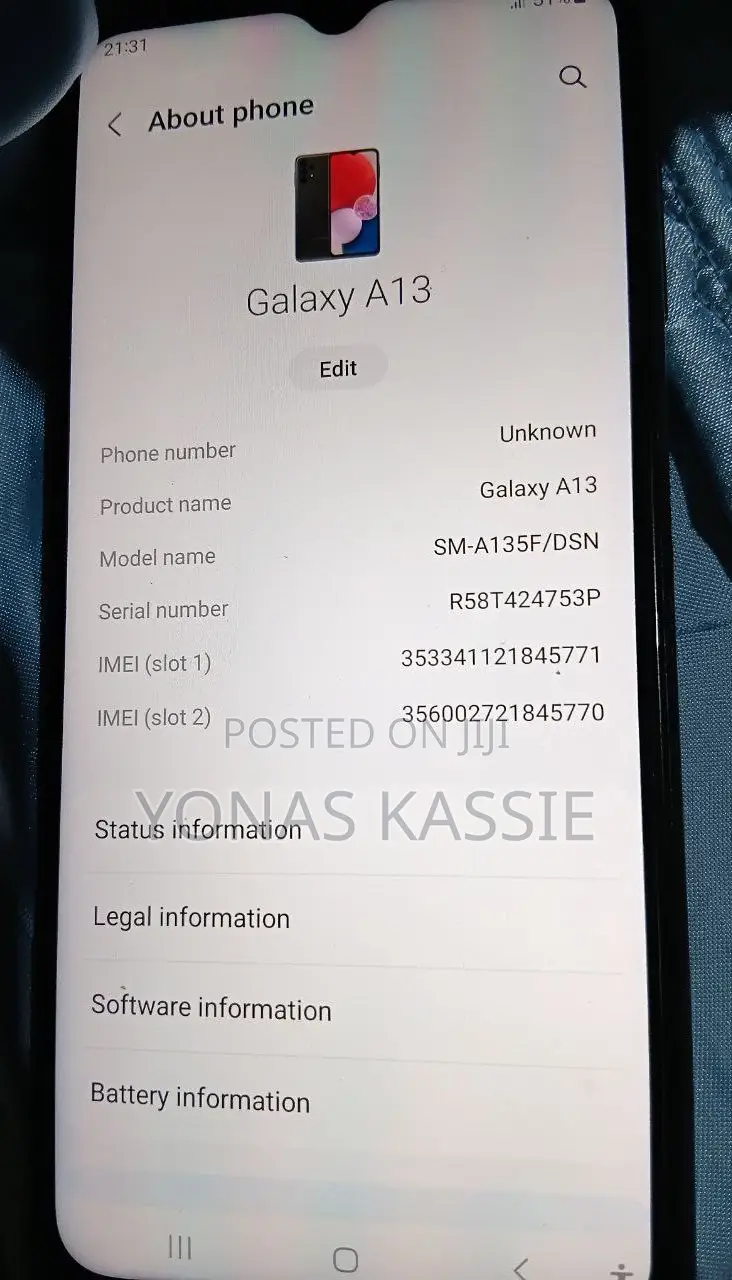 Samsung Galaxy A13 64 GB Gray