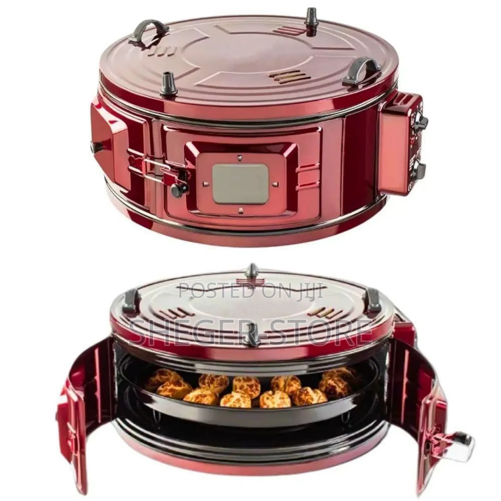 Orginal Lux Round Oven ትልቁ (Family Size) Made in Turkey