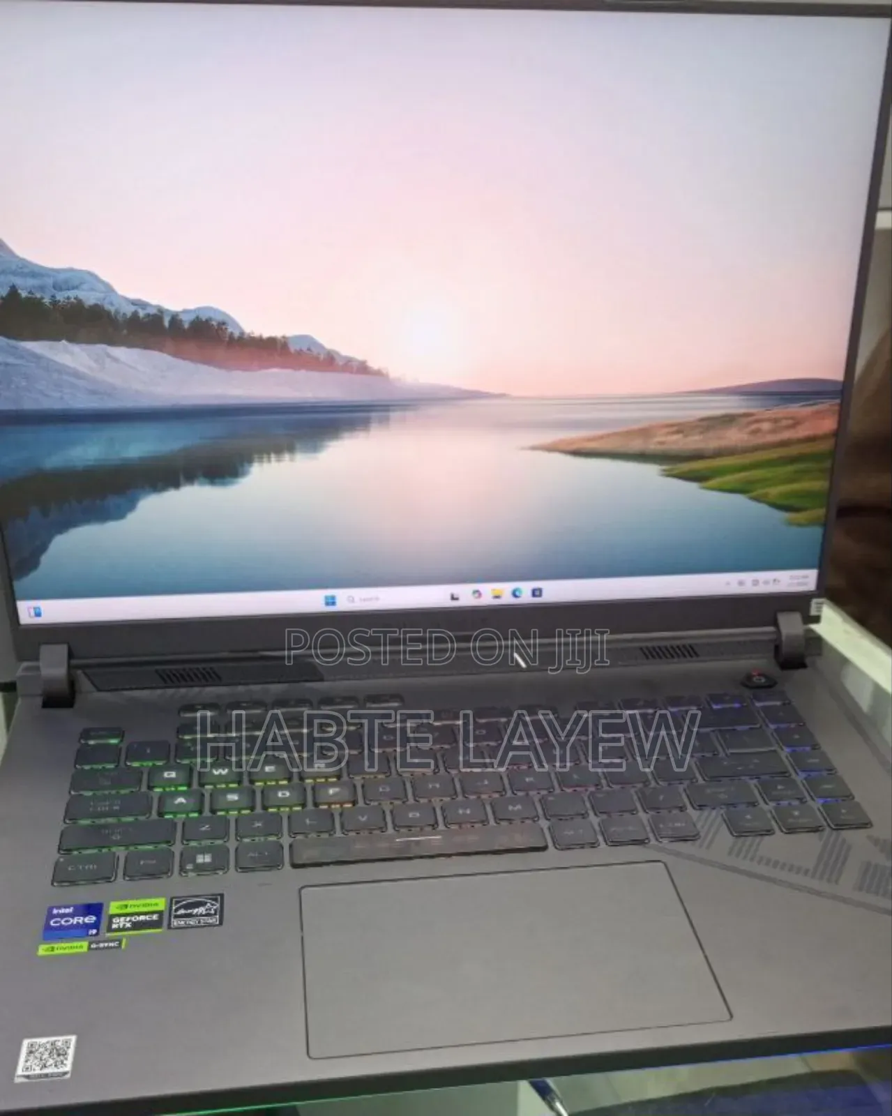 New Laptop Asus ROG Strix G15 16GB Intel Core I9 SSD 1T