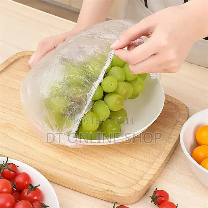 100 Pieces Disposable Food Cover,
