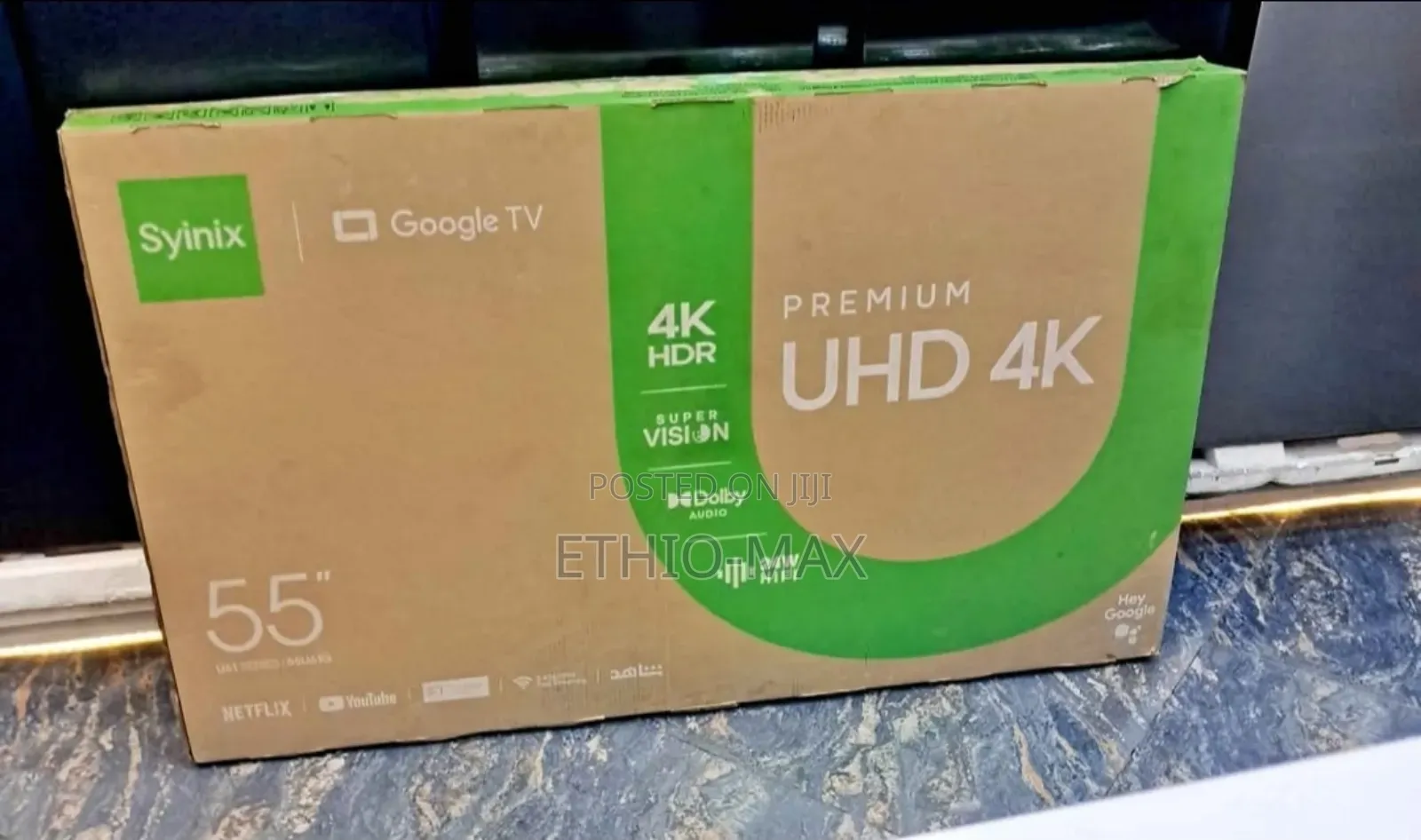 Syinix 55” Smart Tv – Big Screen | Original | New Arrival