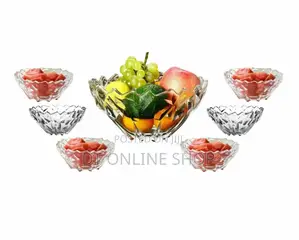 7 Piece Ice Cream Fruit Glass Cup