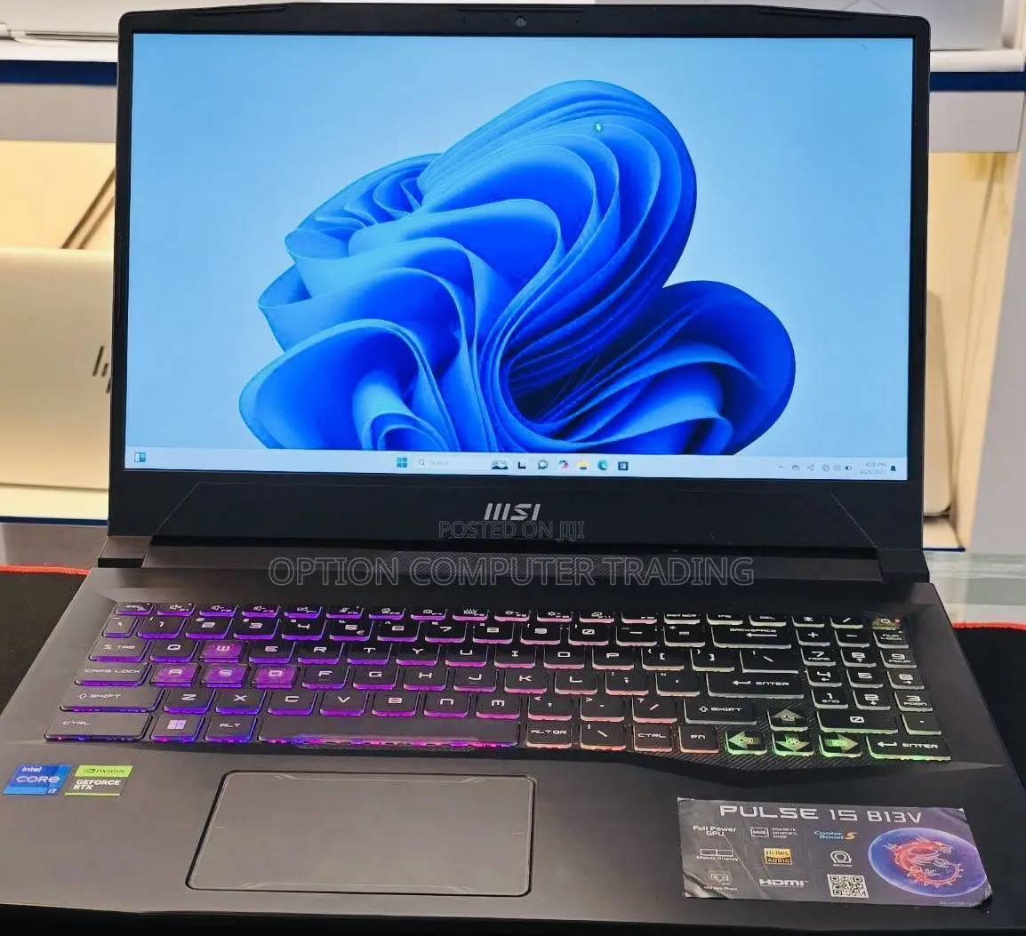New Laptop MSI Pulse GL66 16GB Intel Core I7 SSD 1T