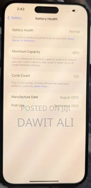 Apple iPhone 15 Pro Max 256 GB Blue