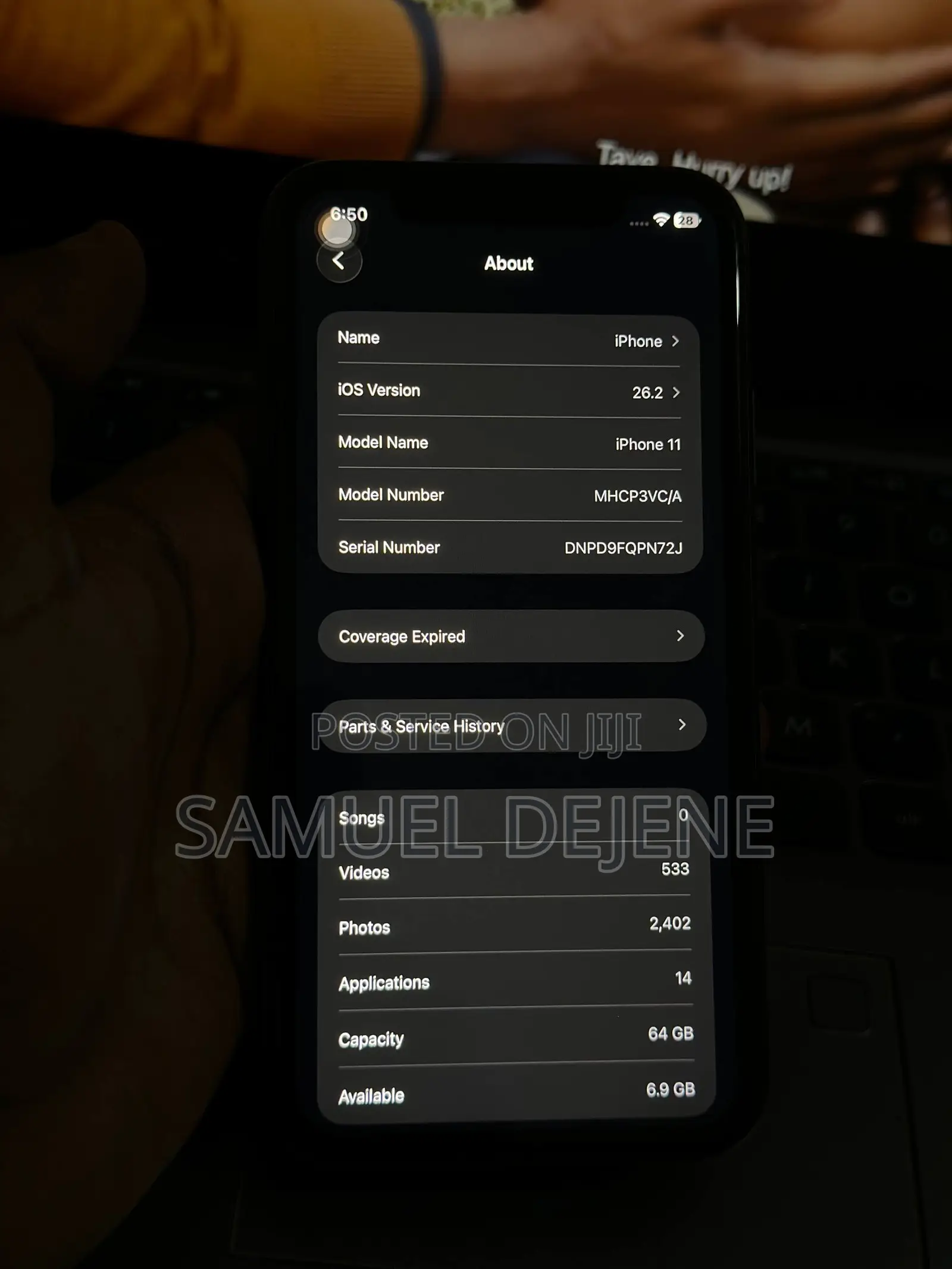 Apple iPhone 11 64 GB Black