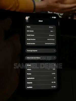 Apple iPhone 11 64 GB Black