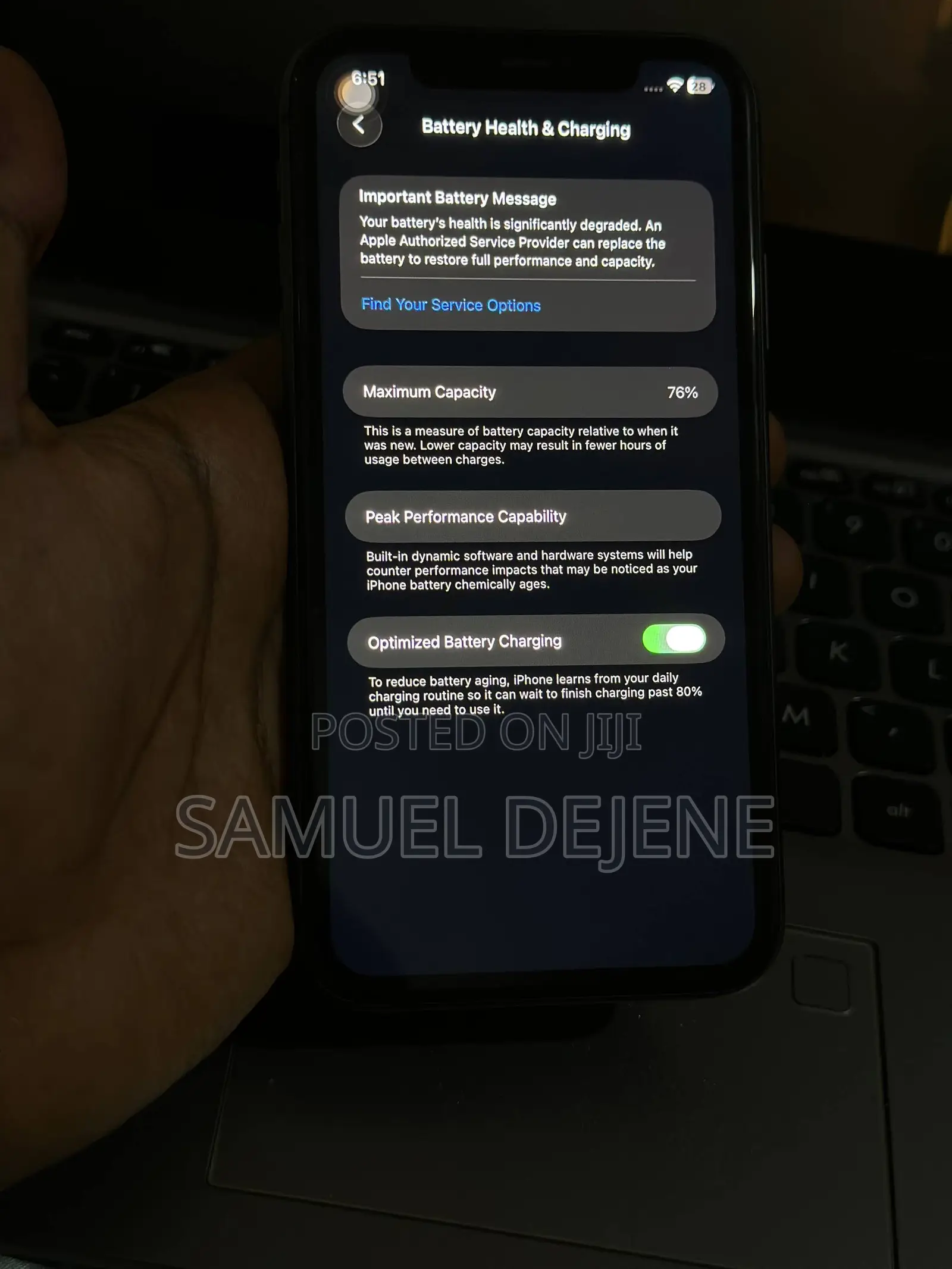 Apple iPhone 11 64 GB Black