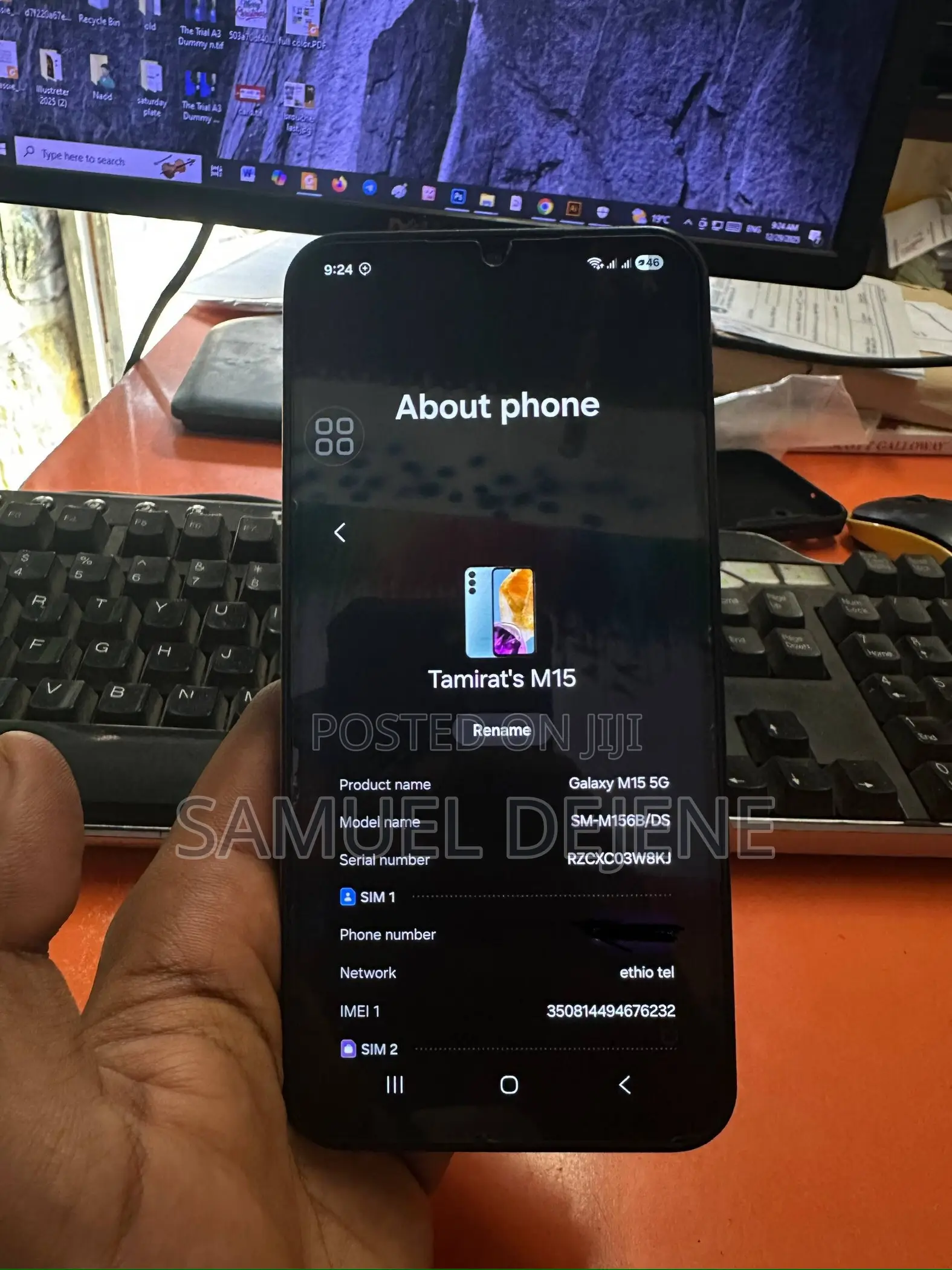 New Samsung Galaxy M15 128 GB Black