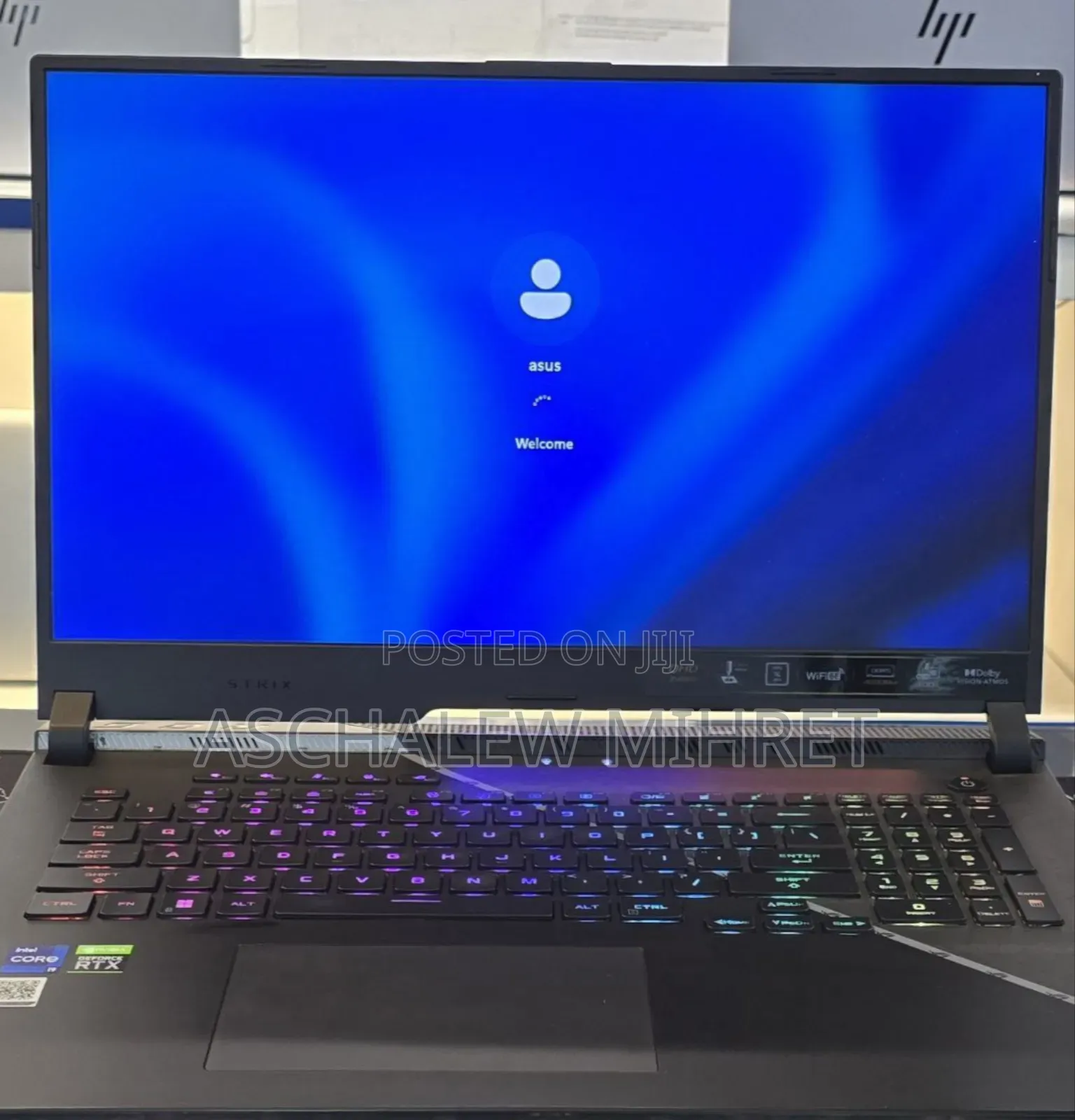 New Laptop Asus ROG Strix G17 16GB Intel Core I9 SSD 1T