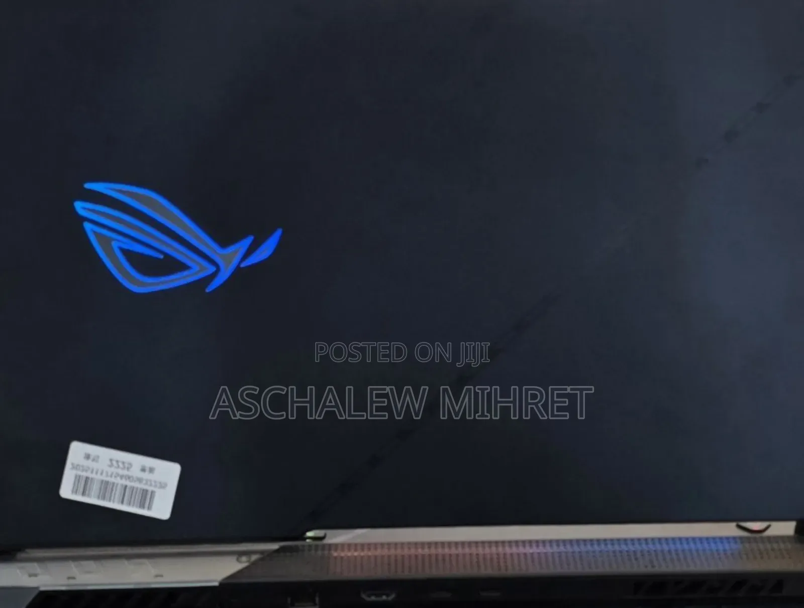 New Laptop Asus ROG Strix G17 16GB Intel Core I9 SSD 1T