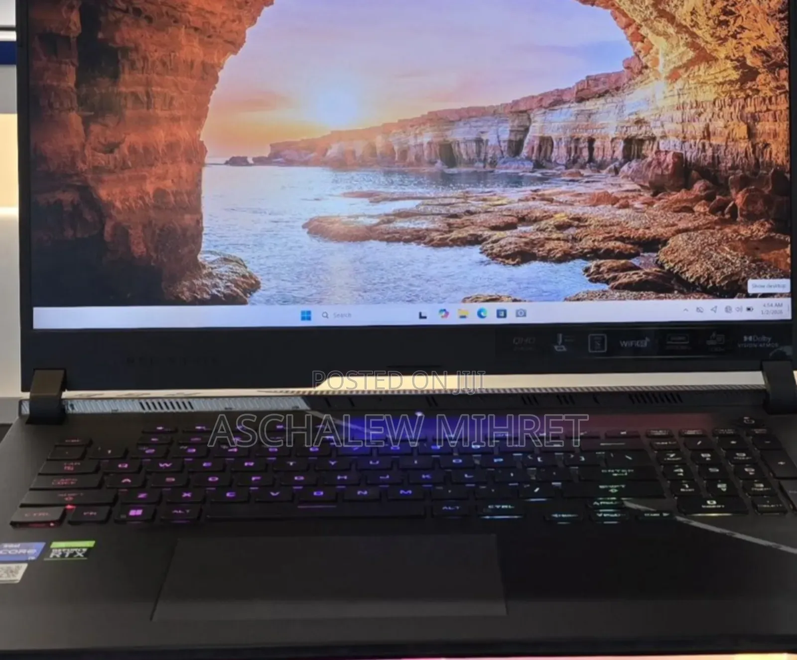 New Laptop Asus ROG Strix G17 16GB Intel Core I9 SSD 1T