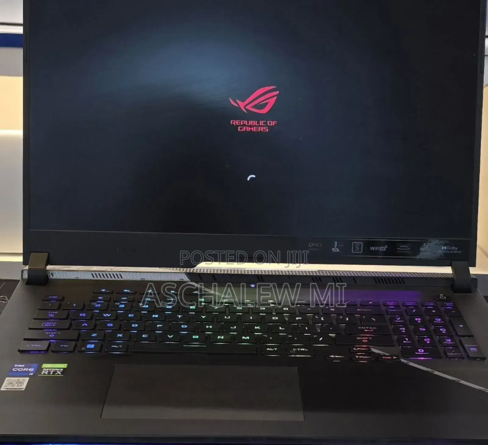 New Laptop Asus ROG Strix G17 16GB Intel Core I9 SSD 1T
