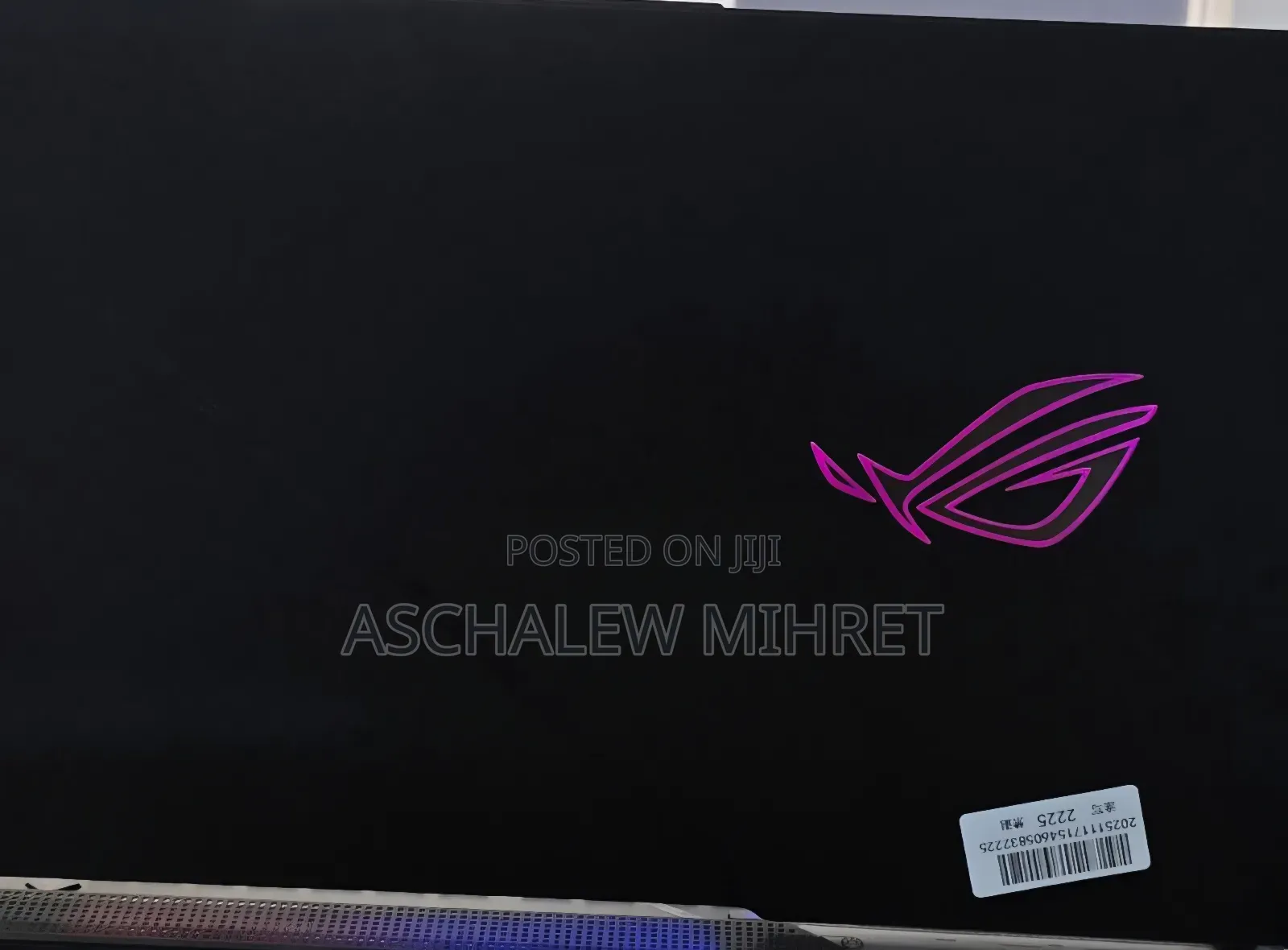 New Laptop Asus ROG Strix G17 16GB Intel Core I9 SSD 1T