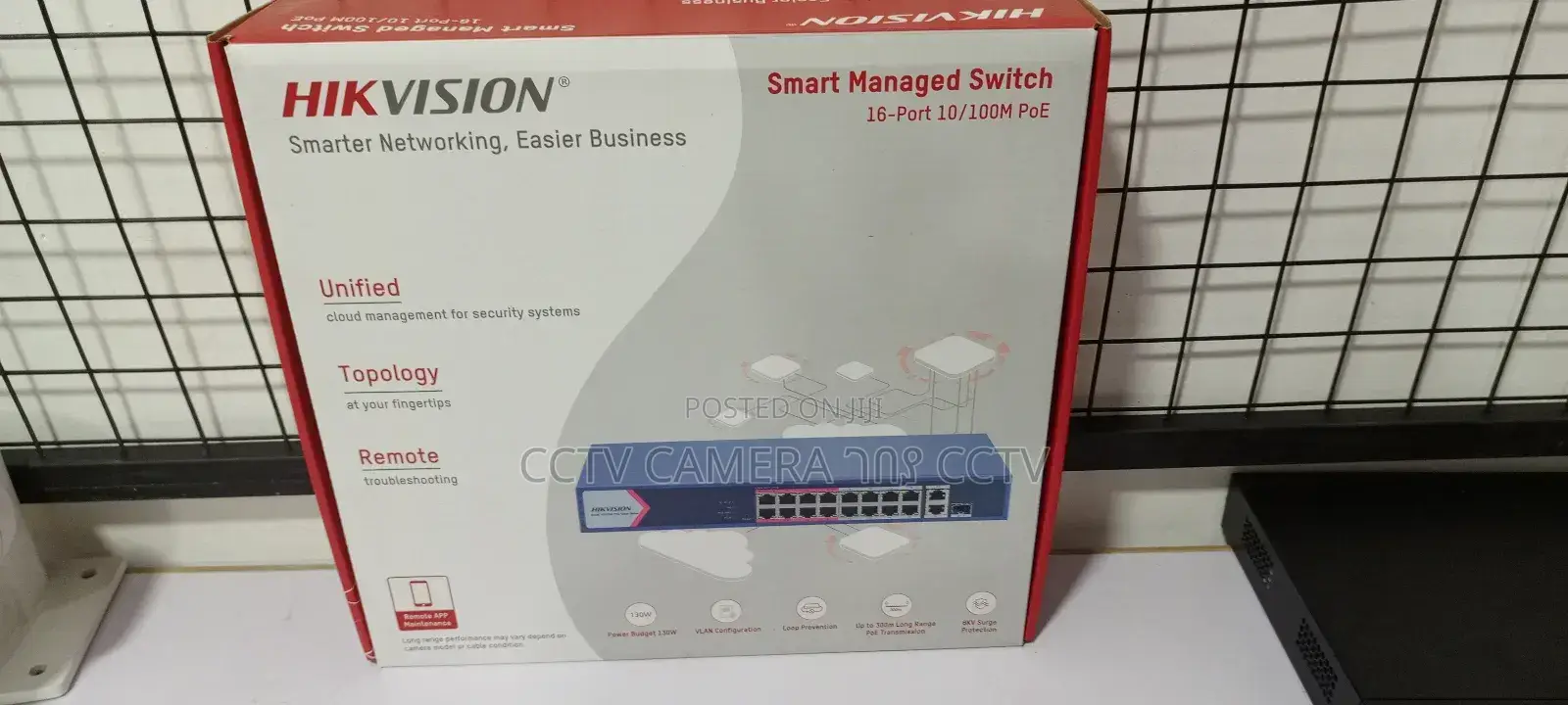 Hikvision Smart 16port Managed Switch