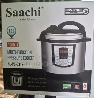Saachi 12l Electric Pressure Cooker-Nl-Pc-5312