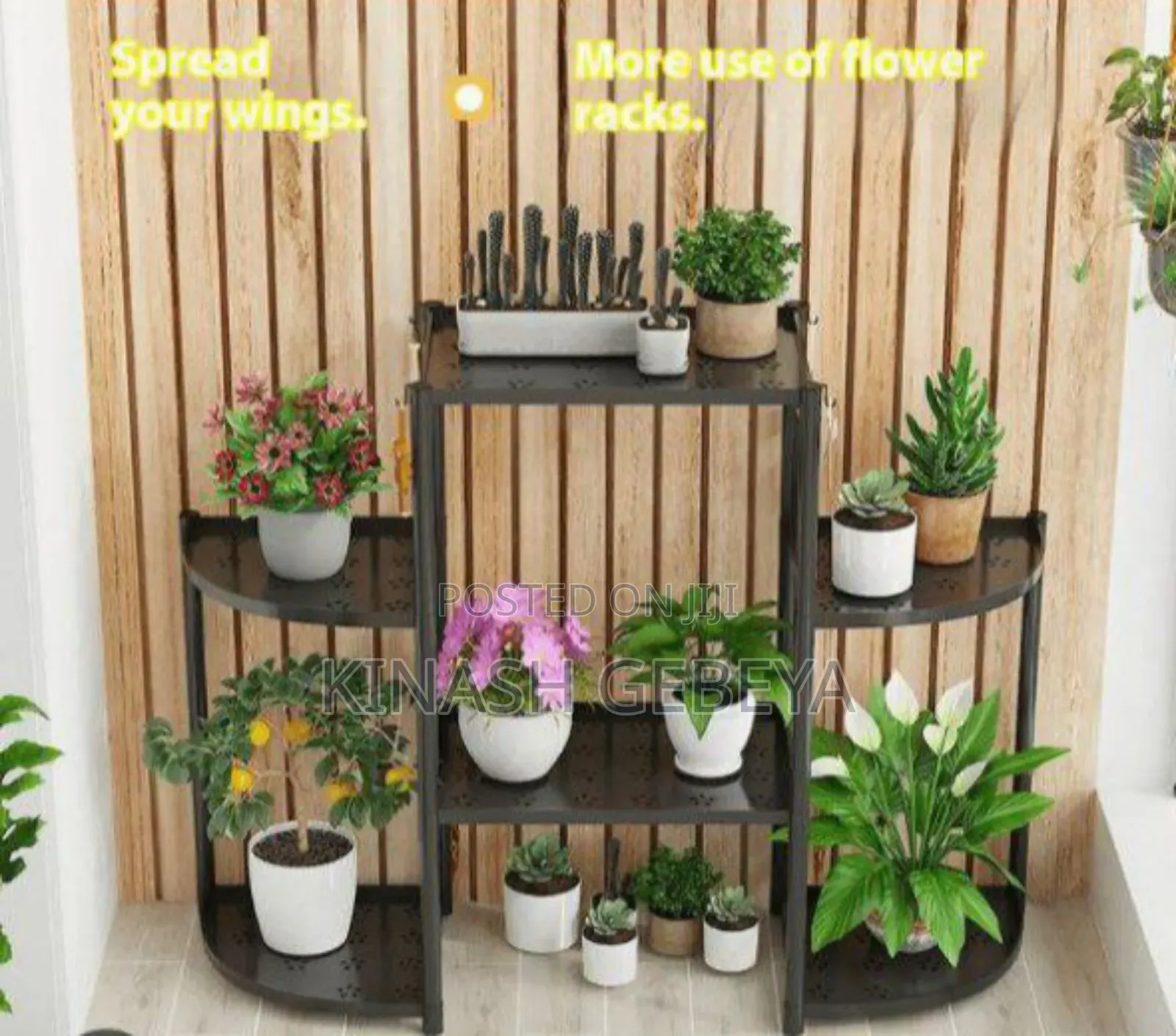 Multi Store Indoor Flower Shelf