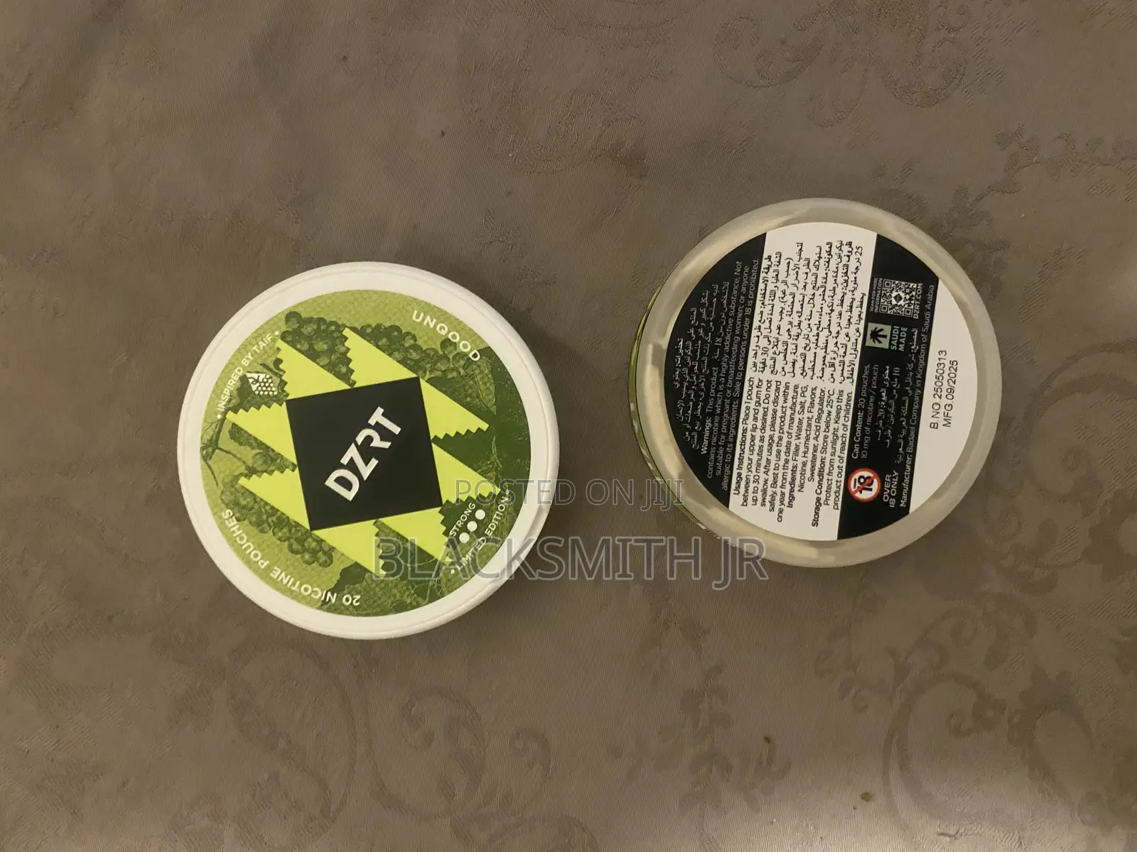 DZRT Flavored Nicotine Pouches (Snu$