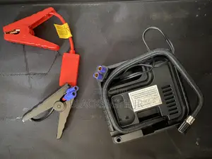 Car Emergency Kit Parts – Jump Starter Clip + Digital Tire Inflator