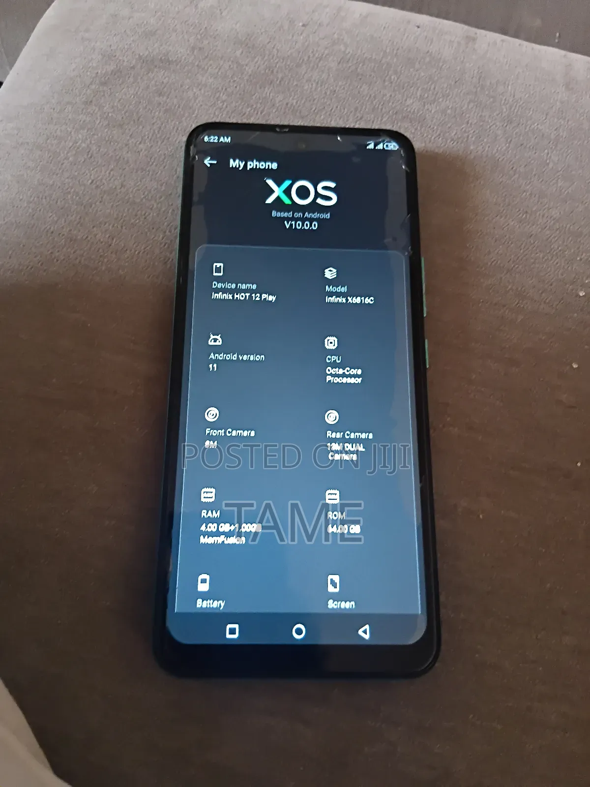 Infinix Hot 12 play 64 GB Green