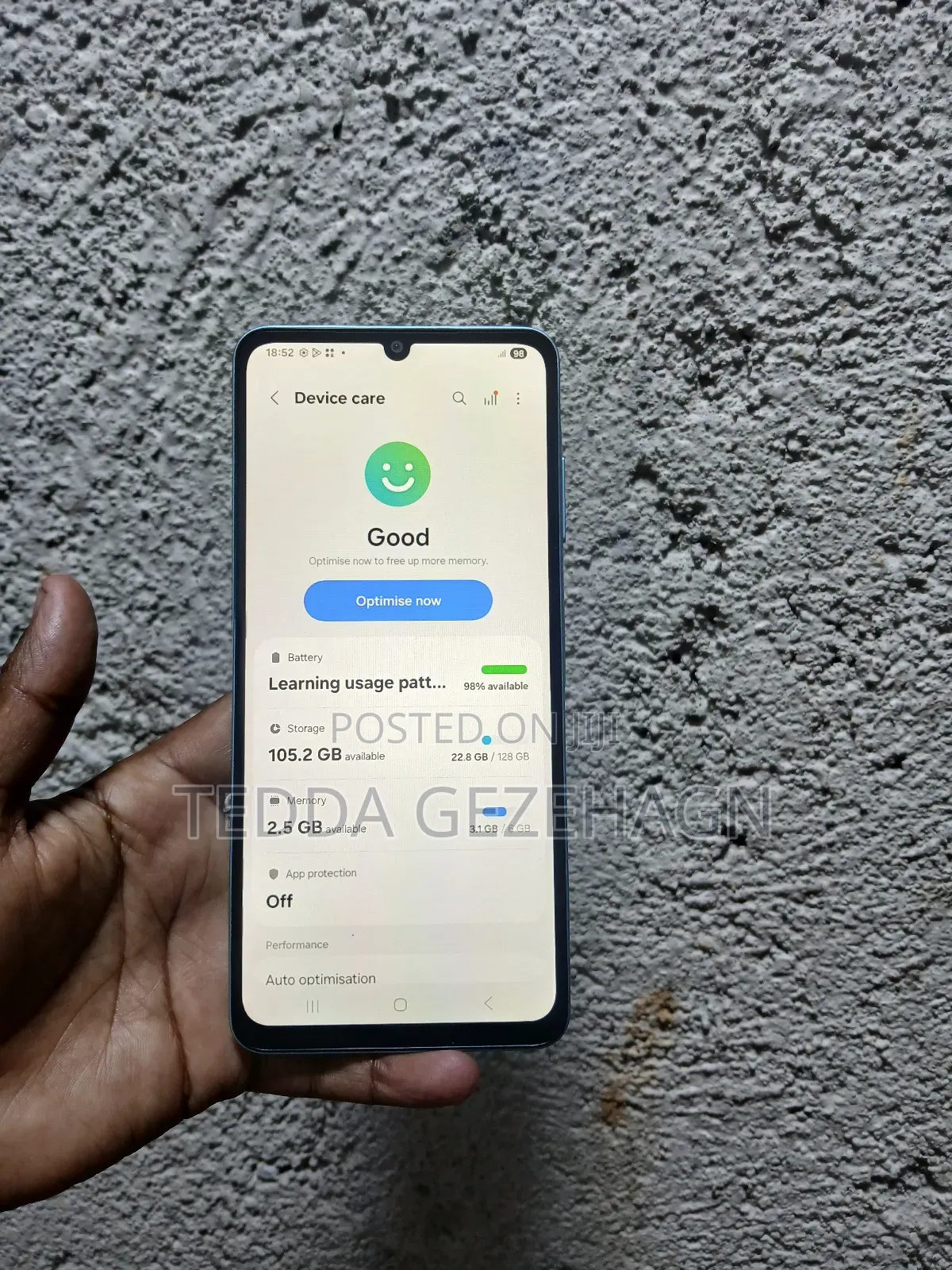 New Samsung Galaxy A06 128 GB Blue