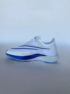 Nike Zoomx Streakfly Road White and Blue Shoes