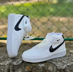Nike Af1 High White-Black Shoes