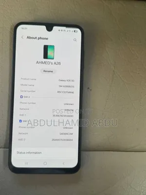 Samsung Galaxy A26 256 GB Black