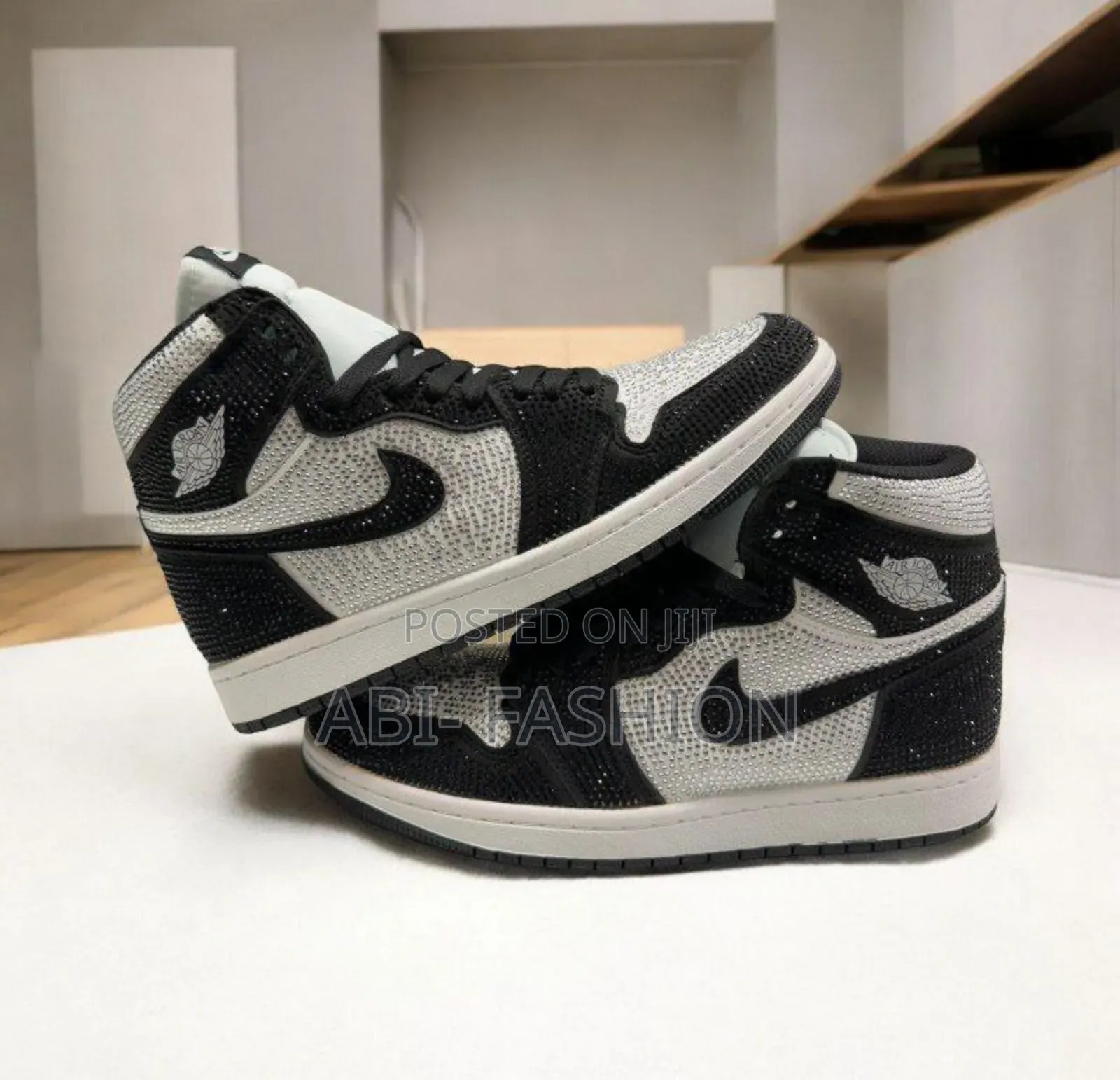 Nike Air Jordan Retro 1 High Panda Diamond Shoes