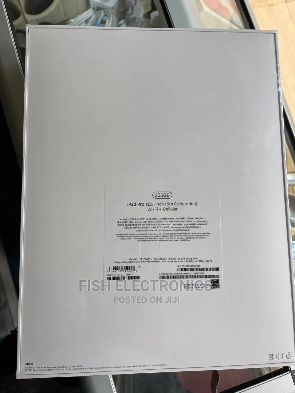 New Apple iPad Pro 12.9 (2021) 256 GB Gray