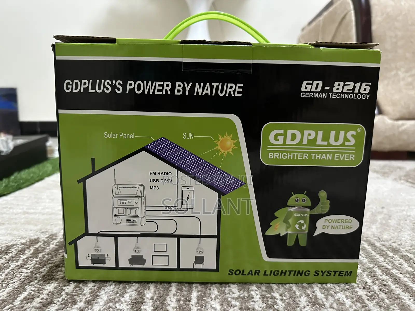 Gdplus Solar Lighting System With Radio