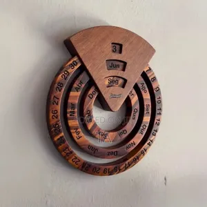 Wooden Manual Calendar