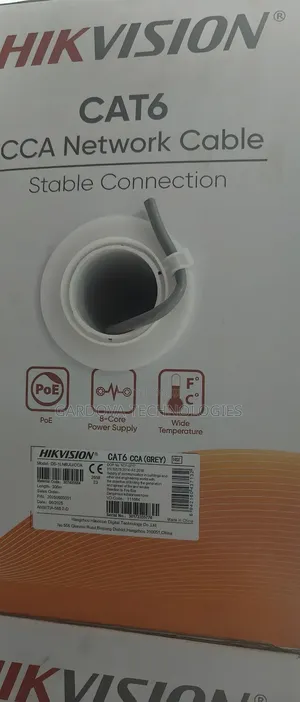 Hikvision Cat6 Cca Network Cable – Original