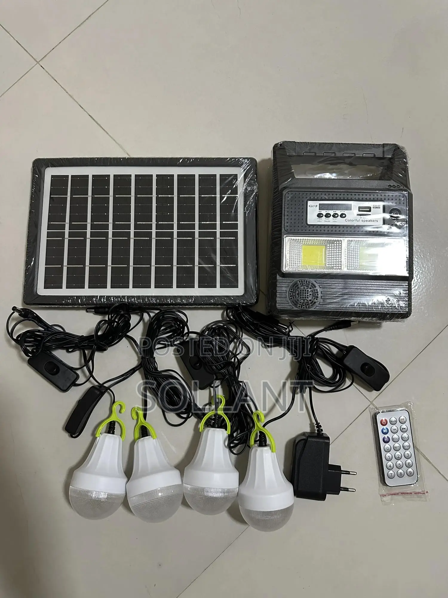 Gdplus Solar Lighting System With Radio