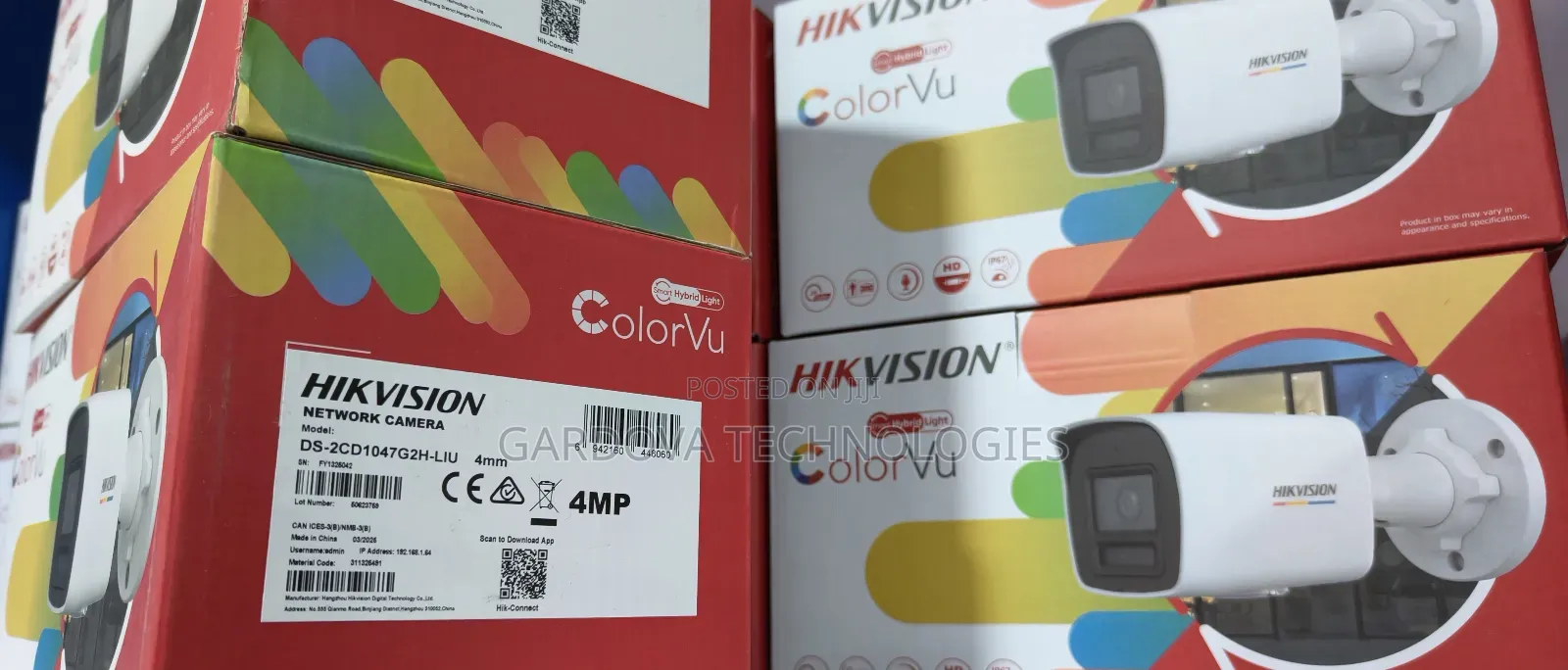 Hikvision Colorvu 4mp Network Camera – Original