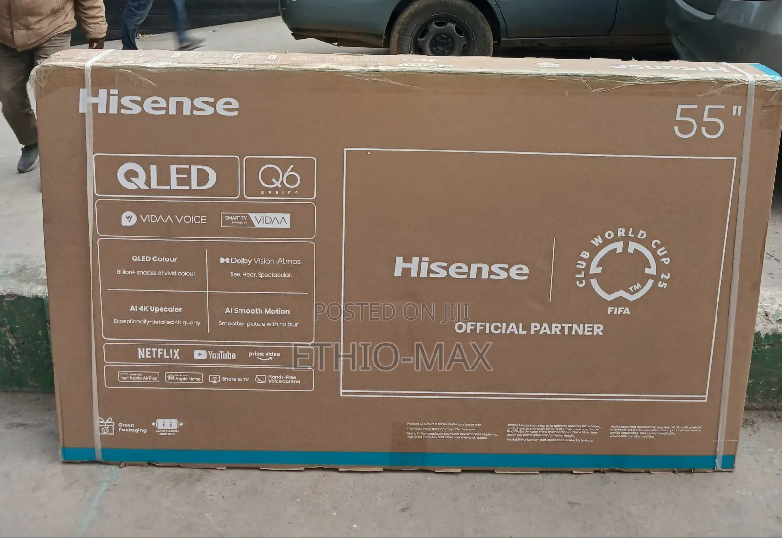 Hisense 55” Qled Smart Tv – Uhd | Frameless | Original