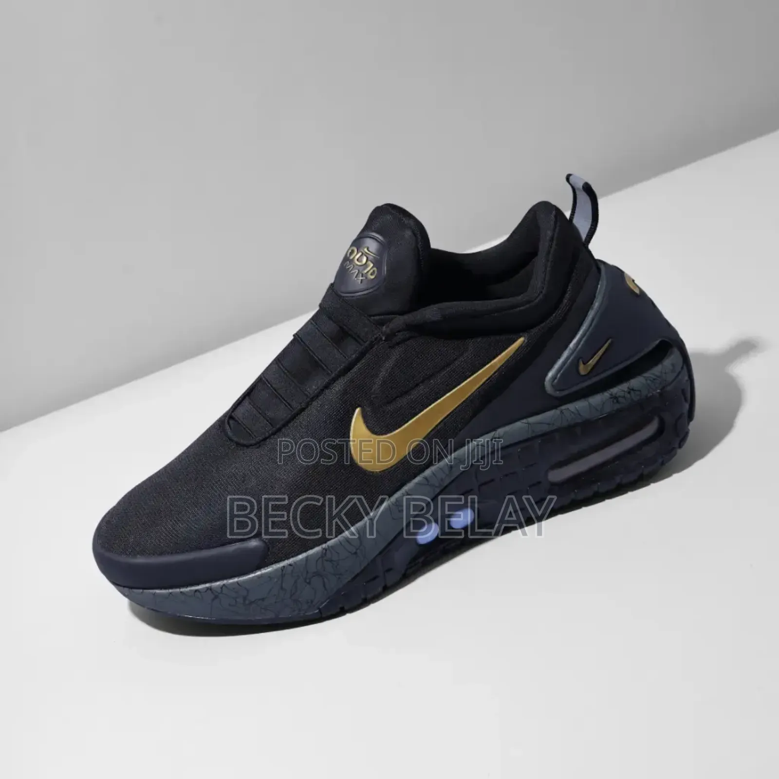 Nike Auto Max Black Gold Shoes