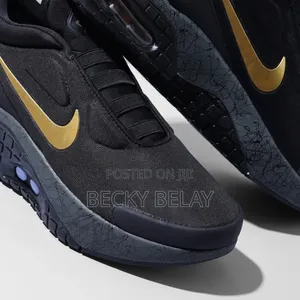 Nike Auto Max Black Gold Shoes