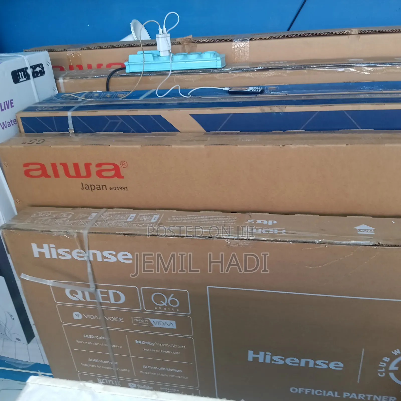 Alwa Smart Qled Tv 75 Inch Andraid Framless 2025 Model Japan Tecno